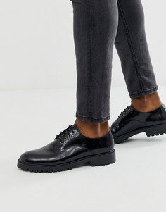 Черные туфли на шнуровке Office - Черный