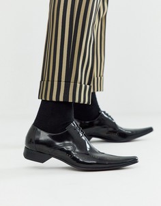 Черные кожаные туфли Jeffery West - Pino - Черный