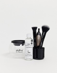Подарочный набор для очищения кистей для макияжа с блестящей отделкой STYLPRO - Бесцветный