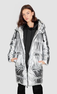 Стеганое пальто Stradivarius