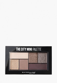 Палетка для глаз Maybelline New York The City Mini, оттенок 410, Chill Brunch Neutrals, 6 гр