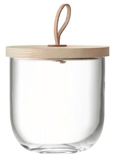 Лимонадники LSA International Ivalo Чаша с деревянной крышкой из ясеня, 15,5 см