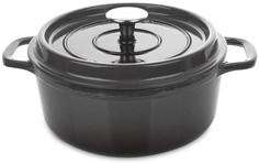 Чугунные кастрюли INVICTA Taupe Кастрюля 24 см, 4,0 л, темно-серая