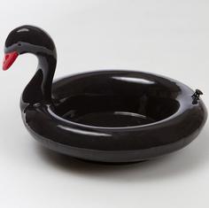 Миски Doiy Миска сервировочная керамическая Floatie Black Swan