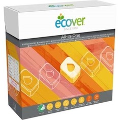 Таблетки для посудомоечной машины (ПММ) ECOVER Эковер 3 в 1, 65 шт 1,3 кг
