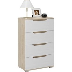 Комод Мастер Нейт-48 (дуб сонома-белый) МСТ-КДН-48-СБ-16 Master