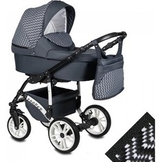 Коляска 2 в 1 Alis COOPER Co 06 (т.серый-т.серый узор)