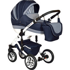 Коляска 2 в 1 Alis ONTARIO On 03 (т.синий-т.синий узор)