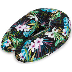 Подушка для кормления Ceba Baby Physio Multi Flora Fauna Camaleon Negro W-741-099-542