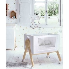 Колыбель Micuna Mini Swing МО-1864 white/waterwood