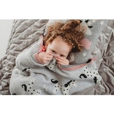 Одеяло Bizzi Growin Unicorn Rocks 75*100 вязанное BG031
