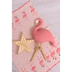 Одеяло Bizzi Growin Flamingo 75*100 вязанное BG032