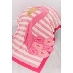 Одеяло Bizzi Growin Flamingo 70*90 с аппликацией BG025