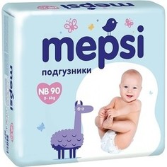 Подгузники трусики Mepsi с рельефным слоем NB (до 6 кг) 90 шт 4612735-970785