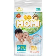 Подгузники Momi M ( 6-11 кг) 62 шт 4573726-789000