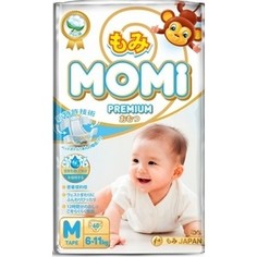 Подгузники Momi M ( 6-11 кг) 60 шт. 4573726-789277