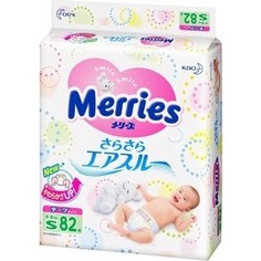 Подгузники Merries S (4-8 кг) 82 шт 4901301-230812