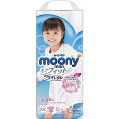Трусики для девочек Moony MAN XXL (13-28 кг) 26 шт NEW 4903111-236527