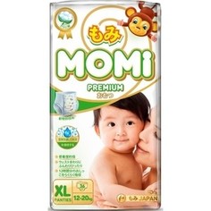 Подгузники трусики Momi XL ( 12-20 кг) 36 шт. 4573726-789307