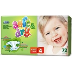 Подгузники Helen Harper Soft Dry maxi (7-18 кг) 72 шт 5411416-031789