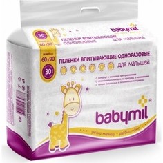 Пеленки впитывающие BABYMIL 60*90 см Оптима 30шт 4627104-430777