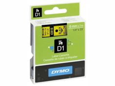 Картридж DYMO D1 6mm-7m для принтеров этикеток S0720770