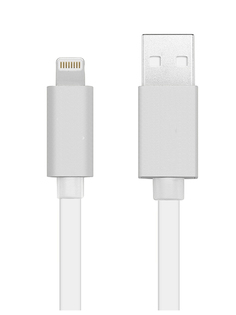 Аксессуар XtremeMac Кабель USB - Lighting 1.2m White-Silver XCL-FLD-83