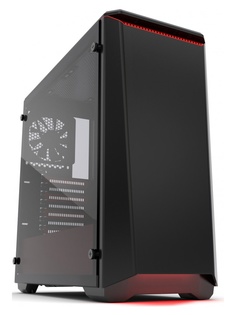 Корпус Phanteks Eclipse P400 Tempered Glass Mid-Tower Black-Red PH_EC416PTG_BR