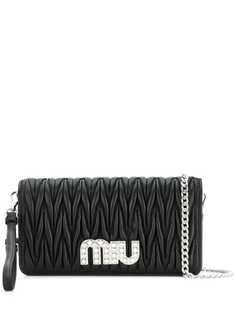 Miu Miu стеганый клатч