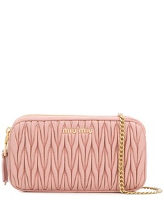Miu Miu стеганая сумка на плечо