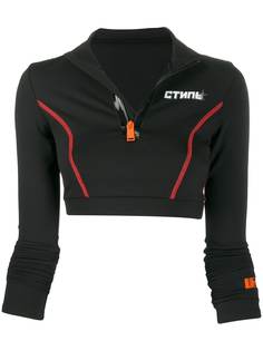 Heron Preston укороченный топ с логотипом