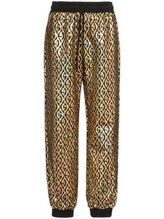 Gucci спортивные брюки с узором G Rhombus
