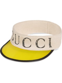 Gucci козырек с логотипом