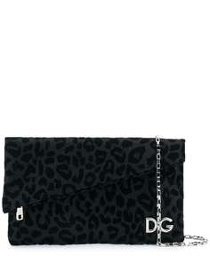 Dolce & Gabbana клатч с откидным клапаном с логотипом
