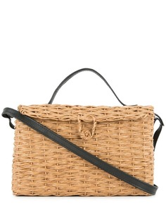 Sensi Studio плетеная сумка прямоугольной формы