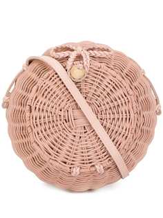 Ulla Johnson круглая сумка через плечо плетеного дизайна