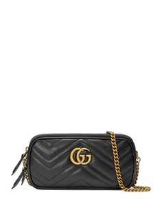 Gucci мини-сумка GG Marmont на цепочке