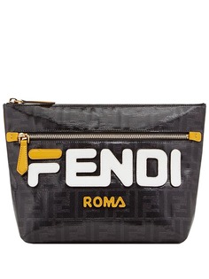 Fendi клатч FendiMania с логотипом