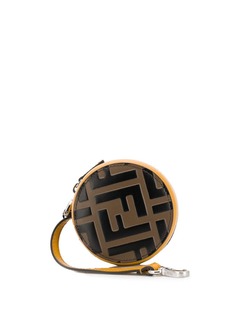 Fendi круглый кошелек с логотипом