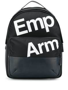 Emporio Armani рюкзак с принтом логотипа