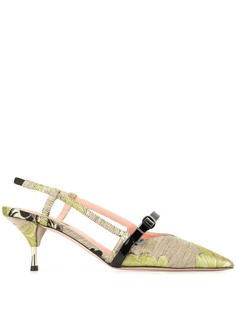 Rochas туфли-лодочки с цветочным узором
