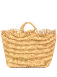 Sensi Studio плетеная сумка-тоут с бахромой