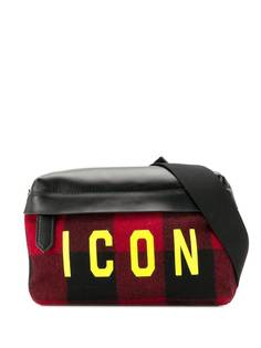 Dsquared2 поясная сумка Icon в клетку