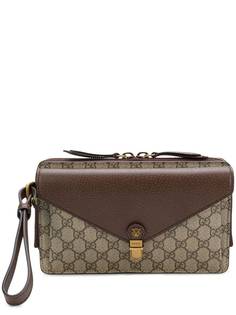 Gucci папка для документов с узором GG Supreme