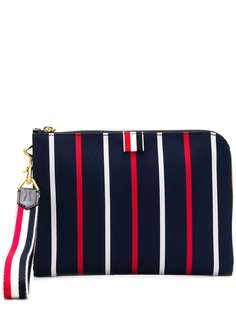 Thom Browne маленький клатч-папка в полоску