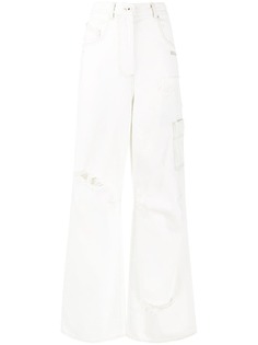 Off-White джинсы широкого кроя