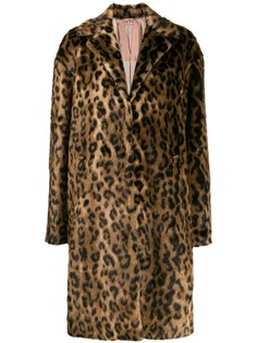 Nº21 пальто с леопардовым принтом