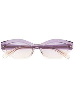 Stella McCartney Eyewear солнцезащитные очки в овальной оправе с эффектом градиента