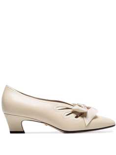 Gucci туфли-лодочки Berith 45 с бантом
