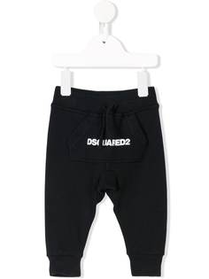 Dsquared2 Kids спортивные брюки с принтом логотипа